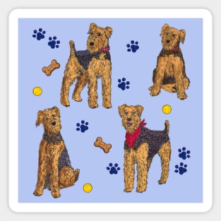 Airedale Terriers Sticker